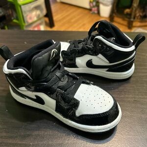Nike Air Jordan 1 Mid SE TD 'All Star 2021'  DD2193-001  Toddler Size 10C Shoes
